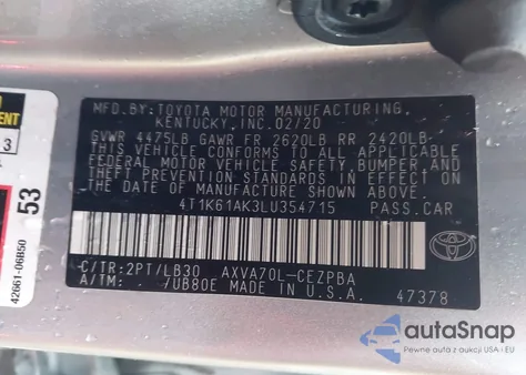 2017 Honda Accord Lx z USA, uszkodzony, nr VIN 1HGCR2F3XHA070483